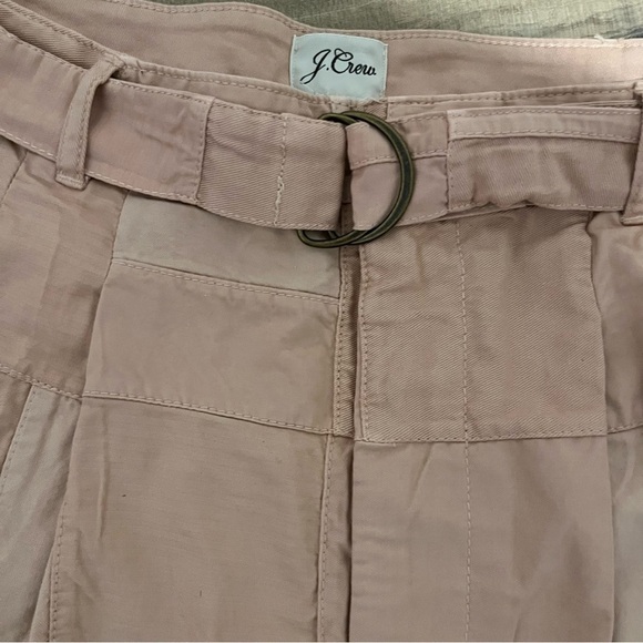 NWT J.Crew Women's Limited-edition D-ring Patchwork Shorts in Warm Clay Size 6 - Picture 4 of 7